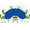 Tavolo collaborativo a ferro di cavallo 180x120x76h - ROYAL BLUE