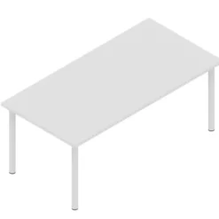 Tavolo rettangolare 130x65x53H cm - BIANCO