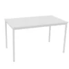 Tavolo rettangolare 160x80x59-79H cm color BIANCO