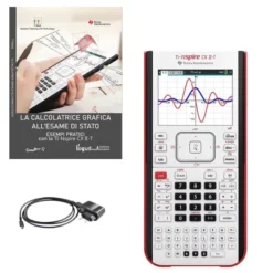 TI-Nspire CX II-T + Software Teacher Premium - Calcolatrice grafica con libro+caricabatt.