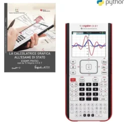 TI-Nspire CX II-T + Software Teacher Premium - Calcolatrice grafica con libro