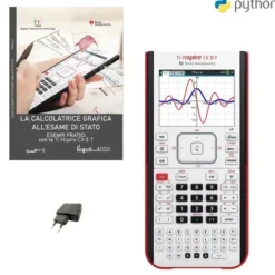 TI-Nspire CX II-T Student con Caricabatterie e Libro - Calcolatrice grafica