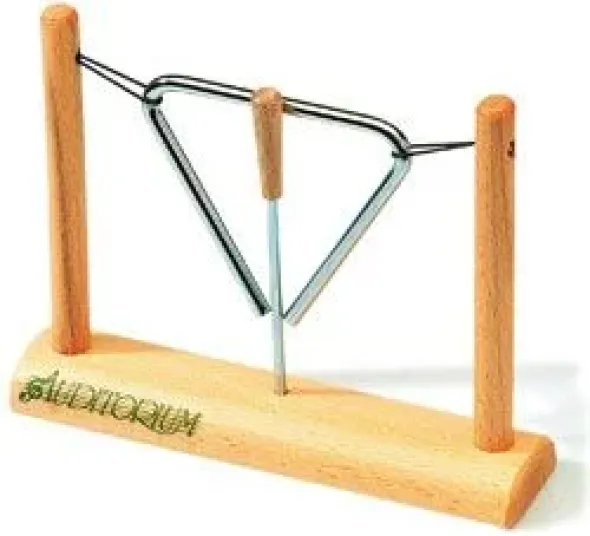 Triangolo 15 cm con supporto