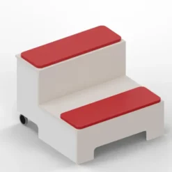 Tribuna mobile a gradoni 105x105x76h cm con cuscini