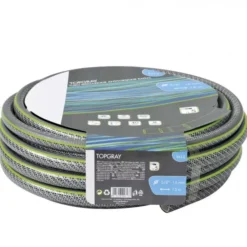 Tubo da giardino a 5 strati antitorsione topgrey ø 1/2", rotolo 25 metri