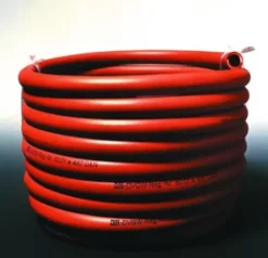 Tubo per vuoto in gomma rossa diam. int. 8mm spess. 5mm 1 m