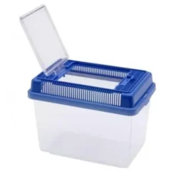 Vaschetta plastica trasparente con coperchio 18x11x14