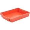 Vassoio basso per mobili contenitori - ROSSO