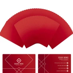 xTool Metallo Biglietto da visita Rosso 86x54x0,2mm - 60pz