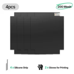 xTool Screen Printer - Schermi 29x40cm 11,5x16" Poliestere 200 mesh - 4pz