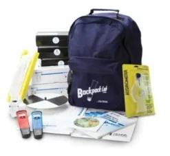 Zaino con Kit combinato per analisi acqua marina (settore didattico)